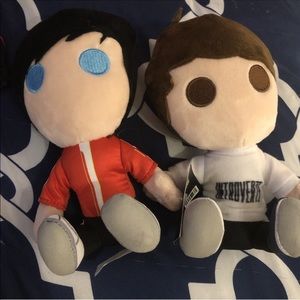Dan and Phil Interactive Introverts Plushies